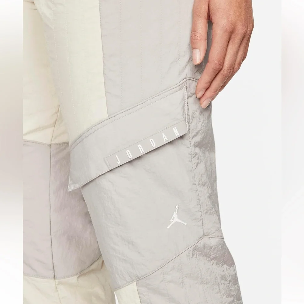 Jordan Women's‎ Cream and Gray Track Pants - Picture 4 of 10
